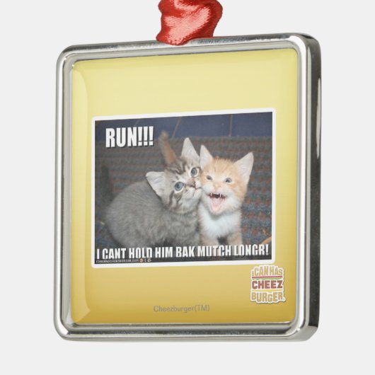 LAUF!!! SILBERNES ORNAMENT (Links)