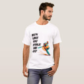 Lauf so, als würdest du das Bat gestohlen T-Shirt (Vorne ganz)