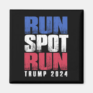 Lauf Spot Lauf Lauf Debyte Zitat Lustig Politisch Magnet
