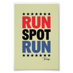 Lauf Spot Lauf Trump 2024 Fotodruck