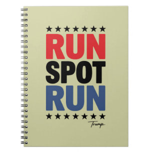 Lauf Spot Lauf Trump 2024 Notizblock