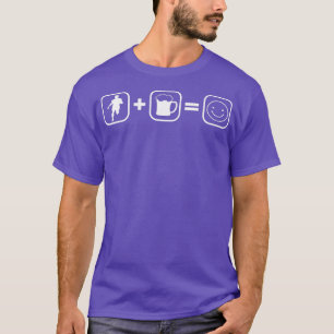 Lauf- und Bierläufer, die Joggen laufen T-Shirt