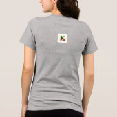 Lauf-Urlaub Tri-Blend Shirt (Rückseite)