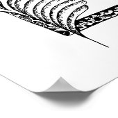 Lauf von denen, die versuchen, Ihre Flügel-Zitat z Poster (Ecke)