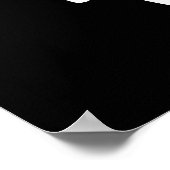 Lauf Wasser Funny Water Pun Dark BG Poster (Ecke)