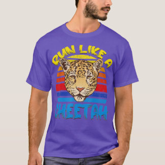 Lauf wie Cheetahs schnellste Katzenjacke Cheetah T-Shirt