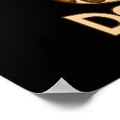 Lauf wie Donuts Marathonläufer laufen Poster (Ecke)