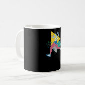 Lauf wie ein Hirsch Kaffeetasse (Vorderseite Links)