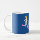 Lauf wie ein Mädchen Kaffeetasse (Links)