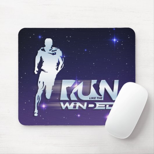 Lauf wie ein Wind | Mousepad (Mit Mouse)