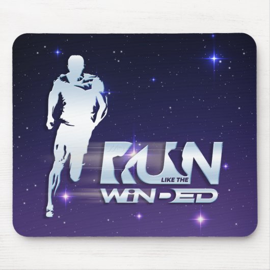 Lauf wie ein Wind | Mousepad (Vorne)