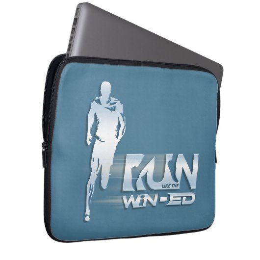 Lauf wie ein Wind | Notebook-Sieb 13" Laptopschutzhülle (Vorne Rechts)