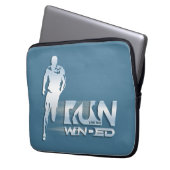 Lauf wie ein Wind | Notebook-Sieb 13" Laptopschutzhülle (Vorderseite Links)