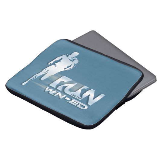 Lauf wie ein Wind | Notebook-Sieb 13" Laptopschutzhülle (Vorne Oben)