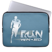 Lauf wie ein Wind | Notebook-Sieb 13" Laptopschutzhülle (Vorderseite)