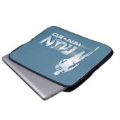 Lauf wie ein Wind | Notebook-Sieb 15" Laptopschutzhülle (Vorne Knopf)