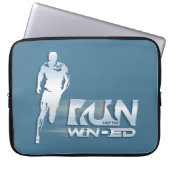 Lauf wie ein Wind | Notebook-Sieb 15" Laptopschutzhülle (Vorderseite)