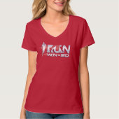 Lauf wie ein Wind | Women's V-Neck T-Shirt (Vorderseite)