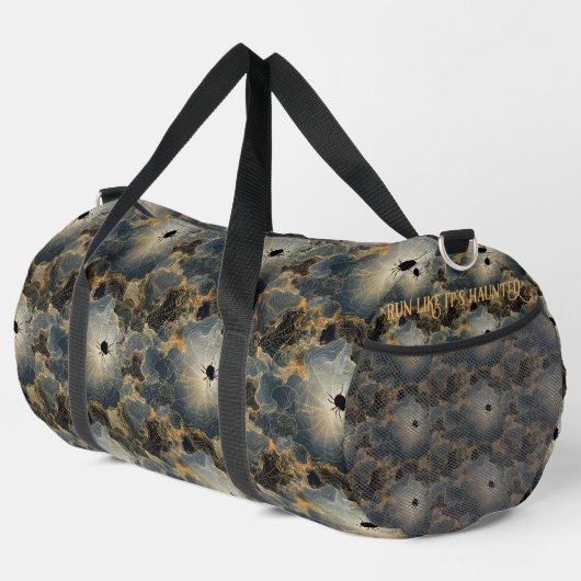 Lauf wie es ist Spuk Amber & Smoke Gothic Spider Duffle Bag (Rechte Ecke)
