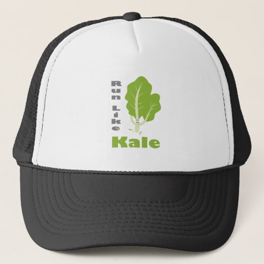 Lauf wie Kale! Truckerkappe (Vorderseite)