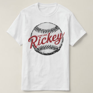 Lauf wie Rickey Henderson Baseball Legend T-Shirt