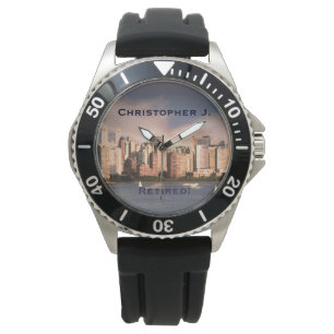 Lauf! Wrist Watch Manhattan NYC, Black Strap Armbanduhr
