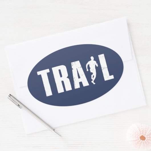 Laufbahn Ovaler Aufkleber (Umschlag)