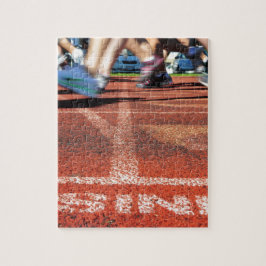 Laufbahn und Feld Puzzle