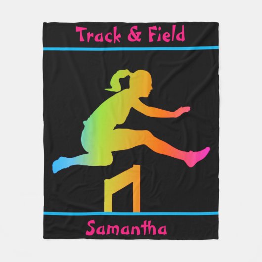 Laufbahn und Feldleder Fleecedecke (Vorderseite)