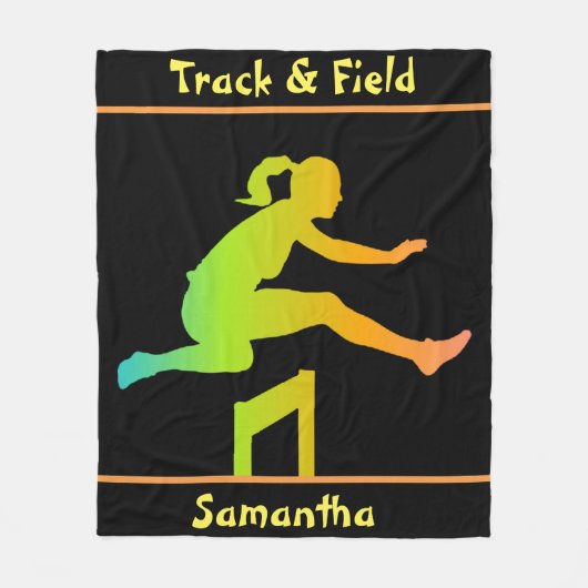 Laufbahn und Feldleder Fleecedecke (Vorderseite)