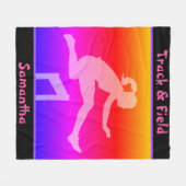 Laufbahn und Feldleder Fleecedecke (Vorderseite (Horizontal))