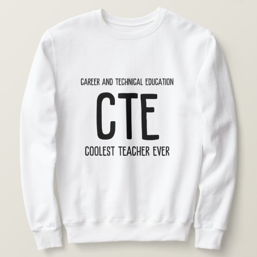 Laufbahn und technische Bildung Sweatshirt (Design vorne)