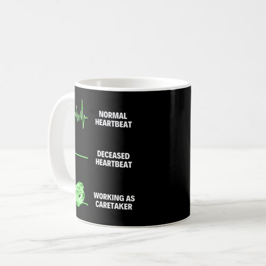 Laufbahnarbeiter Berufe Kaffeetasse (Vorderseite Links)