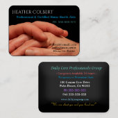 Laufbahnbrecher Truhe Hands Sincere Beruflich Visitenkarte (Vorne/Hinten)