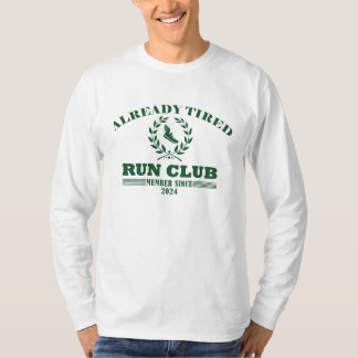 Laufclub für bereits Erschöpfte Lustige Vintage-Äs T-Shirt