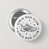 Laufclub für Mädchen Button (Vorne & Hinten)