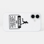 Laufdefinition iPhone 16 Hülle (Rückseite (Horizontal))