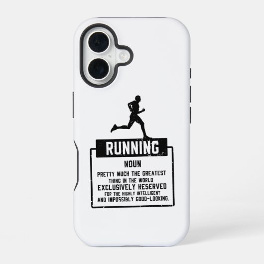 Laufdefinition iPhone 16 Hülle (Rückseite)