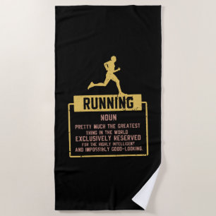 Laufdefinition Strandtuch