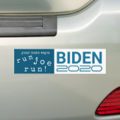 Laufdemokrat-Kandidat Joe Bidens 2020 Laufjoe Autoaufkleber (Auf Auto)