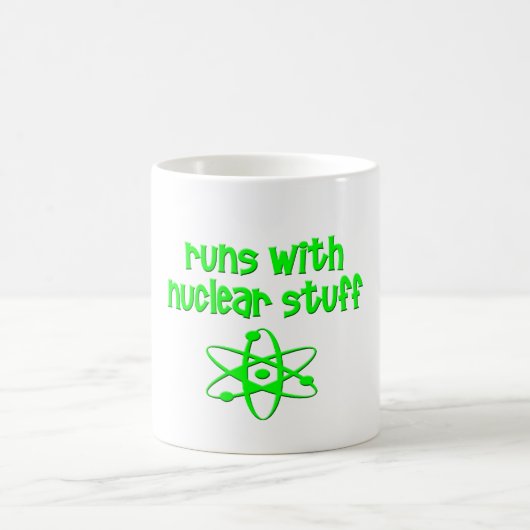 Läufe mit nuklearem Material Kaffeetasse (Mittel)