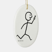 Läufe mit Scheren Keramikornament (Rechts)