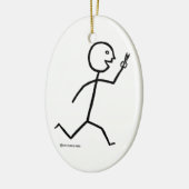 Läufe mit Scheren Keramikornament (Links)