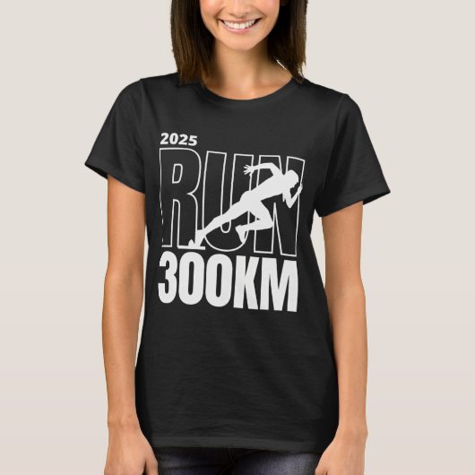 LAUFEN 300KM Classic Tees (Vorderseite)