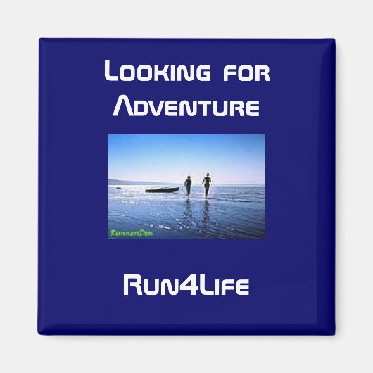 Laufen auf dem Strandmagneten Magnet (Vorne)