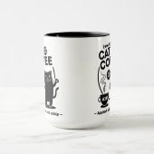 Laufen auf Katzen und Kaffee 15 oz. Combo Tasse (Zentrum)