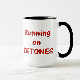 Laufen auf Ketones-Tasse Tasse