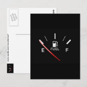 Laufen auf leer postkarte (Vorne/Hinten)