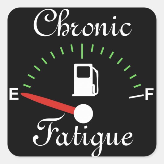 Laufen auf leer quadratischer aufkleber (Vorderseite)