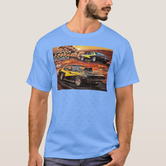 Laufen auf leerem Fox 1 überdeckt T-Shirt